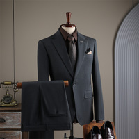 Costumes 2 pièces pour hommes personnalisés de marque Costumes de luxe OEM de haute qualité pour hommes Costumes pour mariage Costumes de travail formels pour hommes