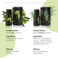 Minyak Esensial Perawatan Rambut Tea Tree Label Pribadi Ekstrak Daun dan Bunga Basil untuk Rambut Halus Berkilau dan Melembapkan