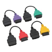 Cable adaptador de escáner OBD2, 4 Uds., reemplazo de Cable de diagnóstico de escaneo ECU para escáner Fiat ECU