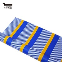 Prix d'usine direct pour bâche laminée à rayures en PVC pour pare-soleil et auvent