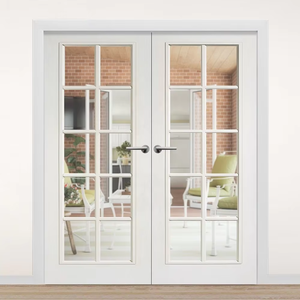 <span class=keywords><strong>Porte</strong></span> à battants Upvc résident Upvc avec <span class=keywords><strong>double</strong></span> <span class=keywords><strong>vitrage</strong></span> entrée de rupture thermique pour maison - Product Image 6