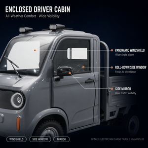 Quadricycle <span class=keywords><strong>électrique</strong></span> à carrosserie ouverte, 4 roues, <span class=keywords><strong>1500W</strong></span>, motorisé, grande capacité, cadre en acier - Product Image 3