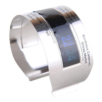 Alat Aksesori Bar Termometer Digital Botol Bir Anggur Merah Stainless Steel Termometer Anggur