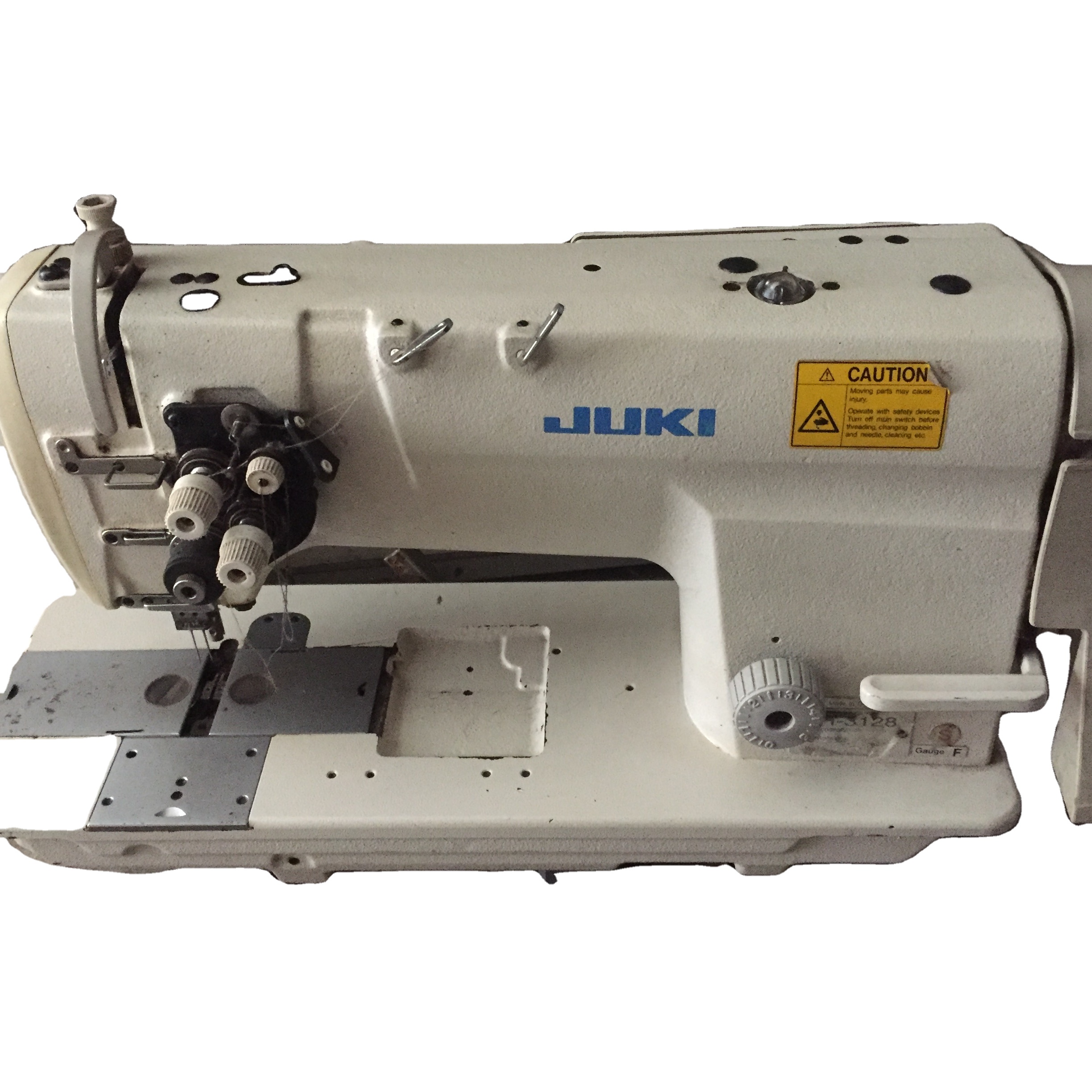 Used JUKI LH-3128 Double Needle Industrial Sewing Machine