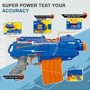 <span class=keywords><strong>Pistolet</strong></span> jouet à <span class=keywords><strong>cartouche</strong></span> souple électrique unisexe <span class=keywords><strong>Pistolet</strong></span> électronique en plastique - Product Image 5