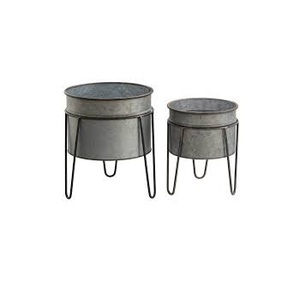 Macetas y macetas de Venta caliente Acabado decorativo para el hogar y la decoración de la boda Macetas de metal - Product Image 2