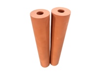 Rouleau en silicone anti-huile à dureté personnalisée et isolation thermique pour équipement de transfert thermique par presse à chaud