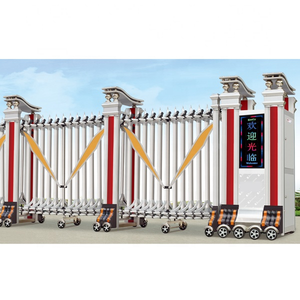 Porte coulissante de porte de clôture enduite de <span class=keywords><strong>PVC</strong></span> galvanisée électrique Offre Spéciale - Product Image 4