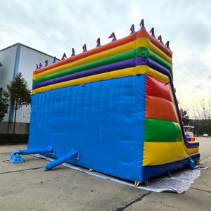 Mur d'escalade gonflable 3-en-1 de qualité commerciale, respectueux de l'environnement, avec toboggan et labyrinthe, pour <span class=keywords><strong>parc</strong></span> d'attractions extérieur et intérieur - Product Image 5