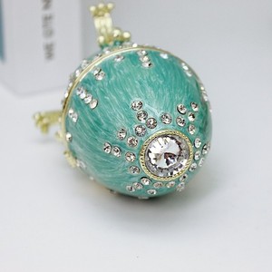 2023 Venta caliente Venta al por mayor Cajas de baratijas enjoyadas Ruso <span class=keywords><strong>Faberge</strong></span> Egg Baratija Cajas de joyería - Product Image 3