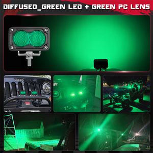 3 inch khuếch tán chùm True trắng xanh vàng đỏ đa màu <span class=keywords><strong>LED</strong></span> cảnh đảo ngược sao lưu hàng hóa khu vực làm việc ánh sáng 12V cho xe - Product Image 5