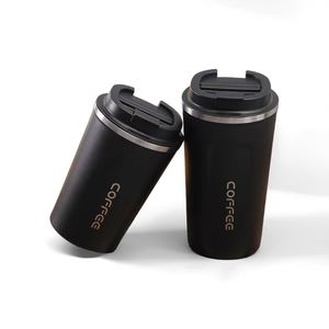 New 12oz 17oz Stainless Steel Travel Coffee Mugs LED Display Insulated Car Mug Sports Design 400ml - Product Image 3
