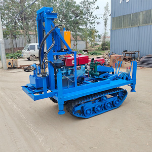 Plataforma de Perforación de Pozos de Agua Pequeña Blue Crawler de 150 m para Perforación en Terrenos Rocosos en México y Marruecos - Product Image 6