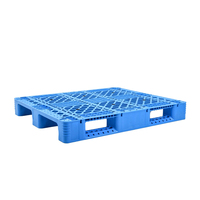 Grande palette en plastique à grille bleue, grands bacs en plastique, bac en plastique pour entrepôt