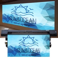 Graphking GK32 الإعلان طابعة مترو الانفاق lightbox ملصق إعلانات 10ft 3.2m آلة طبع الشكل الكبيرة
