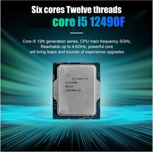 ซีพียู C I5-12490F I5 12490F 3GHz 6-คอร์ 12-เธรด โปรเซสเซอร์ 10 นาโนเมตร L3=18M 65W LGA 1700 กล่องบรรจุภัณฑ์ ซีพียู I5-12490F ซีพียู C I5-12490F I5 124 - Product Image 3