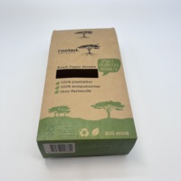 Boîte en papier kraft écologique recyclable avec revêtement UV doré, design pliable et creux, boîte d'emballage