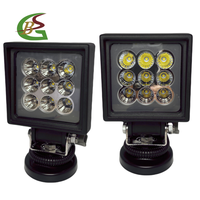 Lampe de travail LED robuste à 9 LED, éclairage tout-terrain haute puissance pour la construction, l'agriculture, les camions, les VTT, les SUV