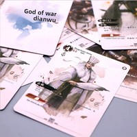 Cartes en papier couché personnalisées de grande taille pour flashcards éducatives et jeux de société - Conception personnalisée directe usine utilisant vos propres motifs
