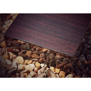 Stash Box Stash Box High Quality Custom LOGO Wood Stash Box With LED Lights