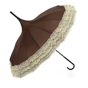 Parapluie pagode de luxe 16K, style droit, pour adultes, longue poignée en <span class=keywords><strong>dentelle</strong></span>, pour <span class=keywords><strong>mariage</strong></span>, utilisation en cas de pluie ou de soleil - Product Image 6
