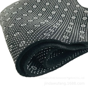 Nhà Máy mẫu miễn phí <span class=keywords><strong>polyester</strong></span> composite Drop nhựa dots Non-Slip vải rug làm thứ cấp ủng hộ vải Ripstop bọc - Product Image 6