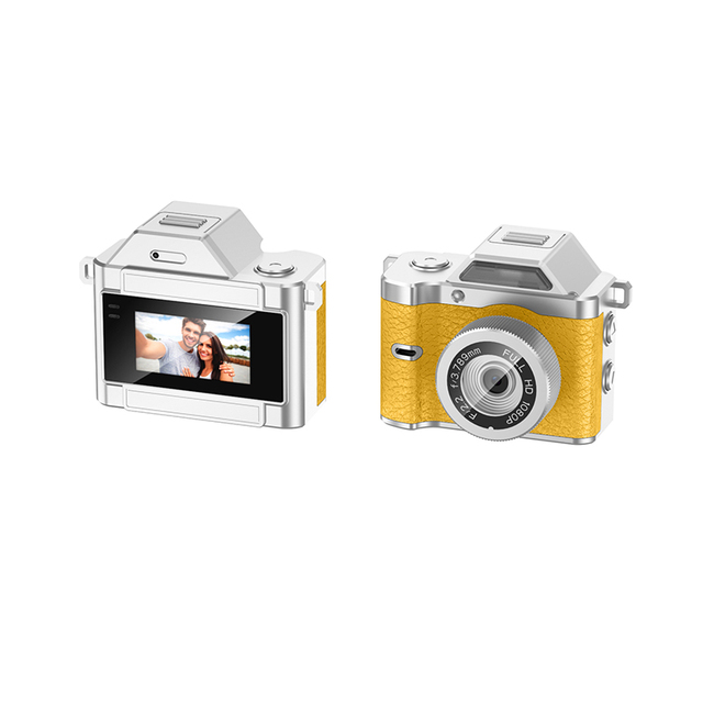 Factory Custom Model Wholesale Direct Sale Retro Mini DSLR Camera 1080P Thumb Camera Gift Wearable Built-in LED CMOS 120° Wide