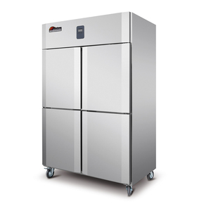 Paso a través de refrigeradores Comercial 8/12 Puerta de acero inoxidable Enfriador vertical Congelador Geladeiras Frigo Refrigerador Neveras - Product Image 5