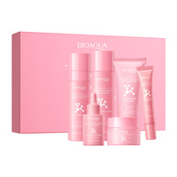 6 Pièces BIOAOUA Curcuma Antioxydant Élastique Hydratant Soins de la Peau Six Set Coffret Cadeau