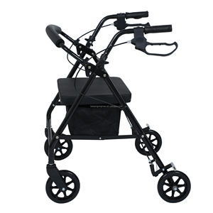 Nuevo estilo Walking Aids 4 ruedas plegable portátil Rollator Walker <span class=keywords><strong>Adulto</strong></span> Walker para personas mayores - Product Image 3