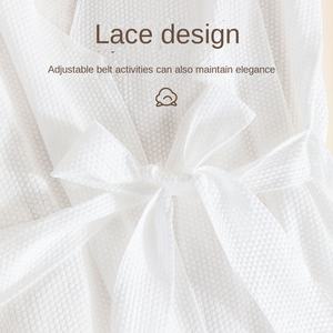 Albornoz desechable para mujer, secado rápido y absorbente de agua para viajes, hotel, salón de belleza, día/camisón - Product Image 3