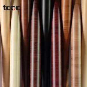 TOCO 3d Adhesive Wood Grain Color Furniture Contact Paper Pvc Decorative Film For Door