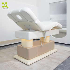 JUESHI Luxus Kosmetikliege für Spa und Schönheitssalon mit 4 Motoren, Holzsockel, Heizung und elektrischer Behandlung - Product Image 6