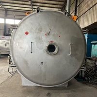 Gebruikt automatische vacuümvriesdroger voor aquatische producten, 304 roestvrij staal, vis- en garnalenvriesdroogmachine, concurrerende prijs