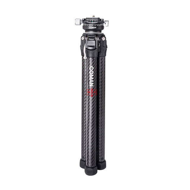 Coman Zero X Carbon Fiber Light Weight Travel Tripod Professional Dslr Camera Tripod Stand For Film Making, Video Equipment
