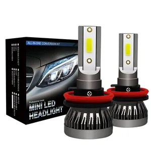 FDN 50wledヘッドライトh11電球の交換H8H11ヘッドライト/フォグライトのモデルほとんどの車に適合オリジナルハロゲンサイズ6000kH4