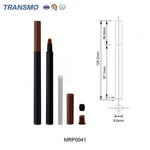 Flacon d'eye-liner en plastique recyclé, tube d'eye-liner à étiquette privée, logo personnalisé, emballage vide pour crayon à sourcils et eye-liner - Product Image 2