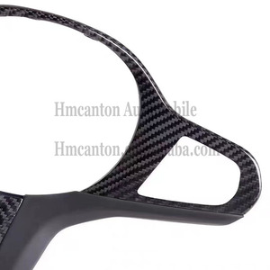 Nuevo producto, venta al por mayor, cubierta de volante de fibra de carbono para BMW G30 G32 G15 G16, cubierta decorativa para volante de coche, embellecedor - Product Image 4
