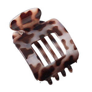 Nouvelle pince <span class=keywords><strong>à</strong></span> cheveux carrée avec griffe en forme d'arc en matériau PC transfrontalier <span class=keywords><strong>à</strong></span> la tête arrière - Product Image 6