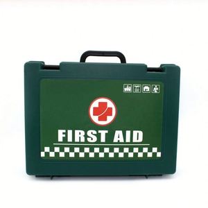 Trousse de premiers secours murale pour usine, boîte en plastique durable, fournitures médicales essentielles pour le lieu de travail, robuste, sur mesure pour les situations d'urgence - Product Image 3