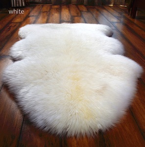 Tapis de luxe en peau de mouton véritable, 1 pièce, véritable peau d'animal, moquette pour la décoration de la maison - Product Image 1