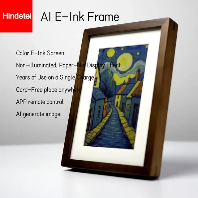 73 Inch E-Paper Ink Display Screen Full Color Electronic Photo Frame Desktop Decoration Programmable 800480 Mainland China