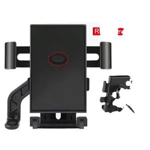 Support de téléphone portable en ABS durable pour moto, fixation sur rétroviseur, largeur réglable, support mobile pour guidon de vélo, accessoire de montage - Product Image 1