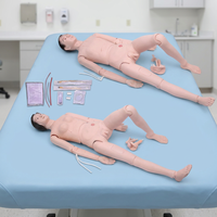 Mannequin d'entraînement multifonctionnel pour soins aux personnes bisexuelles, modèle d'enseignement médical en PVC, certifié CE ISO pour les compétences cliniques en milieu hospitalier et scolaire