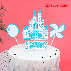 Hotsale Castle Cake Box para Cake Topper Cupcake Topper suministros de fiesta de cumpleaños para niña <span class=keywords><strong>princesa</strong></span> - Product Image 5