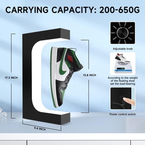 Exhibidor de Zapatos Flotante con Levitación Magnética, Soporte para Zapatillas con Luz LED, Base Giratoria Levitante para Publicidad de Calzado - Product Image 2
