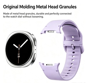 <span class=keywords><strong>Correa</strong></span> de <span class=keywords><strong>Reloj</strong></span> de Silicona de Doble Color con Patrón de Puntos de Diamante Invertidos para <span class=keywords><strong>Samsung</strong></span> <span class=keywords><strong>Galaxy</strong></span> <span class=keywords><strong>Watch</strong></span> 8/8 Classic 40 44 <span class=keywords><strong>46mm</strong></span> - Product Image 4