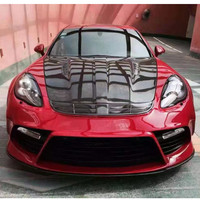 Pour Porsche Panamera 970 Kit de carrosserie en fibre de carbone 970 pare-chocs avant arrière améliorés de style MSY ailes larges ailes de diffuseur de capot.