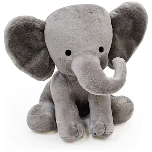 Wholesale Cute Elephant Logo Design Custom Soft Plush Animals Baby Stuffed Toys Elephant Elephant Plush Soft Toys Elefantes