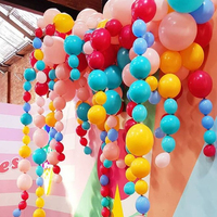 Decoración para Fiesta del Día de la Madre al por Mayor, de Alta Calidad, Color Perla Mate Retro, Ecológica, Biodegradable, Engrosada, de 6 y 12 Pulgadas